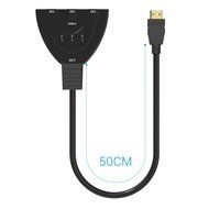 HDMI Splitter, HDMI Switch - Badalink Premium Quality 3 Port HDMI Switcher 3x1 Auto Switch N3