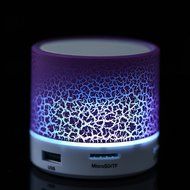 TopePop Mini Portable Bluetooth Speaker Color Changeable Speaker with Microphone TF Card Slot For iPhone 7 6S... N4