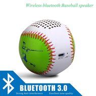 Flesser&reg; Leather Cover Baseball Shaped Hand-Stitching Wireless Bluetooth Baseball Rechargeable Speakers Hand-free...