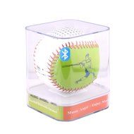 Flesser&reg; Leather Cover Baseball Shaped Hand-Stitching Wireless Bluetooth Baseball Rechargeable Speakers Hand-free... N5
