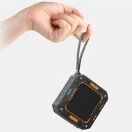 Bluetooth Speakers, Mosche Portable Waterproof Bluetooth Speaker 5W for Shower and Outdoor (Black/Orange） N5