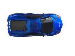 Bluetooth Wireless Portable Blue Lamborghini Shape Car Mini Music Speaker Support Tf Card, Usb, Fm Radio Function... N7