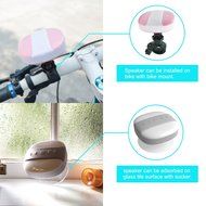 Miomix MX-10 Bike Speaker Bluetooth 3.0 Wireless Audio Waterproof with Holder for Shower Riding Camping iPhone... N2