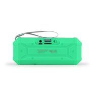 WESDAR Bluetooth 4.0 Speaker with microphone with Mic, 3.5mm Aux, FM Function, Micro SD Card Support Green , K6-G N4