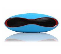 Ywei Bluetooth Speakers, Mini Small Rugby Type Wireless Bluetooth Speakers (Blue)