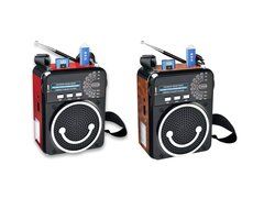 Supersonic SC-1391 Portable PA System w/3 Band/Flashlight/USB/SD In/Headset Mic - WOOD N2