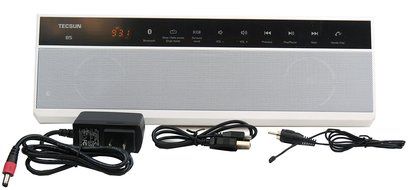 Tecsun B5 Wireless Bluetooth Speaker with Digtial Radio and MP3 Player - White N5
