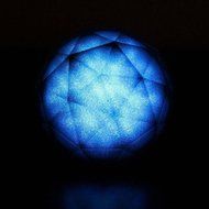 PhoebeTan Portable Magic Crystal Ball Wireless Bluetooth speakers (Black) N2