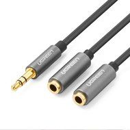 Ugreen 3.5mm Audio Stereo Y Splitter Cable 3.5mm Male to 2 Port 3.5mm Female for Earphone and Headset Splitter...