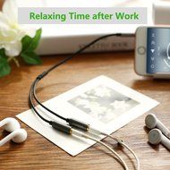 Ugreen 3.5mm Audio Stereo Y Splitter Cable 3.5mm Male to 2 Port 3.5mm Female for Earphone and Headset Splitter... N4