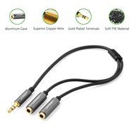 Ugreen 3.5mm Audio Stereo Y Splitter Cable 3.5mm Male to 2 Port 3.5mm Female for Earphone and Headset Splitter... N6