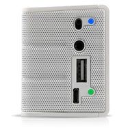 Naztech 12255 N52 Koncert Bluetooth Speaker - Retail Packaging - White N3