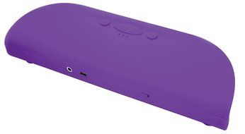 Aduro BeeBop Portable Wireless Bluetooth Speaker with Built in Speakerphone (Purple) N3