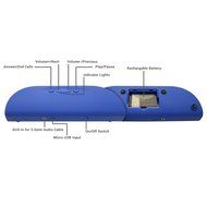 Aduro BeeBop Portable Wireless Bluetooth Speaker with Built in Speakerphone (Purple) N4