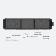 Tomplus Portable Outdoor Wireless Bluetooth CSR 4.0 Waterproof IPX 4 Sport Speaker + Support 5200mah Power Bank... N6