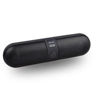 Wireless Mini Pill Multi-function Bluetooth Speaker w/ Mic TF card / FM Radio Function (Black) N2