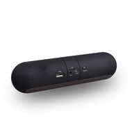 Wireless Mini Pill Multi-function Bluetooth Speaker w/ Mic TF card / FM Radio Function (Black) N3