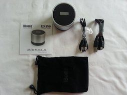 iBomb(TM) EX350 High Quality Wireless Bluetooth 3.0 with 3.5mm AUX Input, Microphone, Micro SD Card Slot Include...