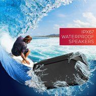 Bluetooth Speakers - Wireless, Waterproof and Portable for Outdoor, Indoor and use in Shower - Weatherproof, built... N32