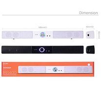 iRiver IBS400 2CH Bluetooth Speaker, Sound bar, 4 Units 4-Way Speaker in Black N4