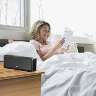 Bluetooth Speakers, Parikaras Stereo 20W Speaker (Dual 10W Drivers, Dual Passive Subwoofer, Strong Bass, Aluminum-Alloy... N6