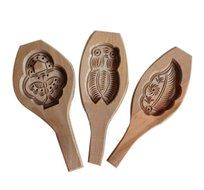 Dessert Baking Molds/Wooden Carving Baking Molds, Cicadas(7.5*4*1cm) N2