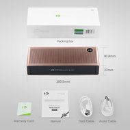 Bluetooth Speaker, SHIDU T6 Hi-Fi Portable Wireless Stereo V 4.2 Speaker with HD Sound and Bass (Rose Gold) N6