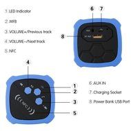 Waterproof Sport Speaker,Wireless Speaker,Portable Speaker,Bluetooth 4.0 Speaker with 10 Hours Playtime, 2 in... N5
