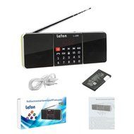 LEFON Multifunctional Bluetooth Dual Channel Digital AM / FM Radio Media Speaker MP3 Music Player Support TF Card... N6