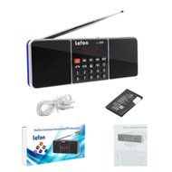 LEFON Multifunctional Bluetooth Dual Channel Digital AM / FM Radio Media Speaker MP3 Music Player Support TF Card... N21