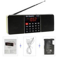 LEFON Multifunctional Bluetooth Dual Channel Digital AM / FM Radio Media Speaker MP3 Music Player Support TF Card... N49
