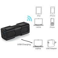 HDYD Waterproof Portable Wireless Bluetooth Speaker with Built In Microphone Bluetooth Speaker 4.0 NFC Shockproof... N4