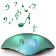 Dynamic LED Lights Nightlight Wireless Portable Bluetooth Stingray Fish/Shark-shape Speaker Support TF Card for... N7