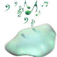 Dynamic LED Lights Nightlight Wireless Portable Bluetooth Stingray Fish/Shark-shape Speaker Support TF Card for... N14