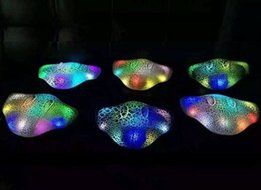 Dynamic LED Lights Nightlight Wireless Portable Bluetooth Stingray Fish/Shark-shape Speaker Support TF Card for... N19