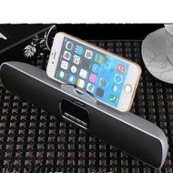 LarKoo Ultra Portable Wireles Rechargeable Handsfree Bracket LCD Bluetooth Speaker Stereo Syste Stand for Smartphones... N3