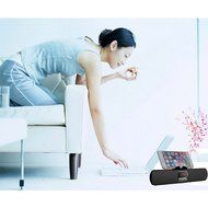 LarKoo Ultra Portable Wireles Rechargeable Handsfree Bracket LCD Bluetooth Speaker Stereo Syste Stand for Smartphones... N6