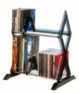Atlantic Mitsu 130 CD/90 DVD/BluRay/Games 5-Tier Media Rack Smoke N3