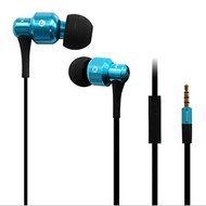 AWEI ES 500i Metal 3.5mm Jack In-Ear Noise Isolating With Mic Super Bass Earphone For iPhone 6S iPad Color Pink