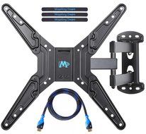 Mounting Dream MD2413-MX Full Motion Articulating Arm Wall Mount Bracket for 26-55 Inches LED/LCD/Plasma Flat...