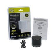 Gear Head Bluetooth Wireless Speaker with Microphone, Black (BT3500BLK) N4