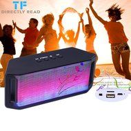 Bluetooth Speakers Mini Portable Wireless Speaker With Colorful LED Light Subwoofer Music Player Speaker with... N2