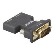 Tendak Gold-Plated Active HD 1080P HDMI to VGA Converter Adapter Dongle with 3.5mm Audio for Laptop PC Projector... N32