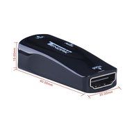 Tendak Gold-Plated Active HD 1080P HDMI to VGA Converter Adapter Dongle with 3.5mm Audio for Laptop PC Projector... N39