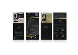 LUXA2 E-ONE Rose Gold Aluminum Headphone Stand for Beats, Sony, Sennheiser, Philips, Audio-Technica, Plantronics... N15