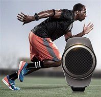 HONGYU Wireless Outdoor Sport Portable Bluetooth Watch Speaker with FM Radio,Support Micro Memory Card and Remote... N7
