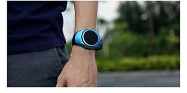 HONGYU Wireless Outdoor Sport Portable Bluetooth Watch Speaker with FM Radio,Support Micro Memory Card and Remote... N18