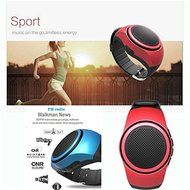 HONGYU Wireless Outdoor Sport Portable Bluetooth Watch Speaker with FM Radio,Support Micro Memory Card and Remote... N24