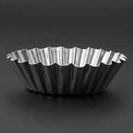Delight eShop Baking Tool 10PCS Egg Tart Aluminum Cupcake Cake Cookie Flower Mold Mould Tin N7