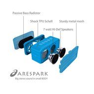 Arespark Outdoor Bluetooth 4.0 Speaker with 12 Hours Playtime, 7W Dual Stereo Bass Radiator, IPX4 Waterproof,... N10